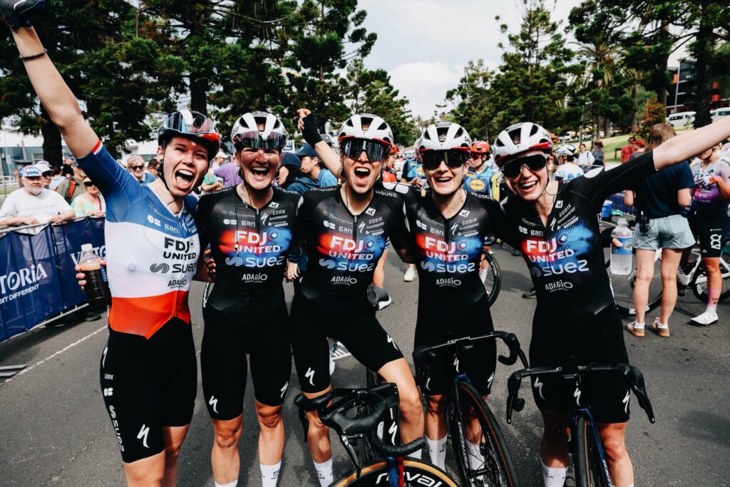 Les coureuses de l'équipe cycliste FDJ UNITED - Suez