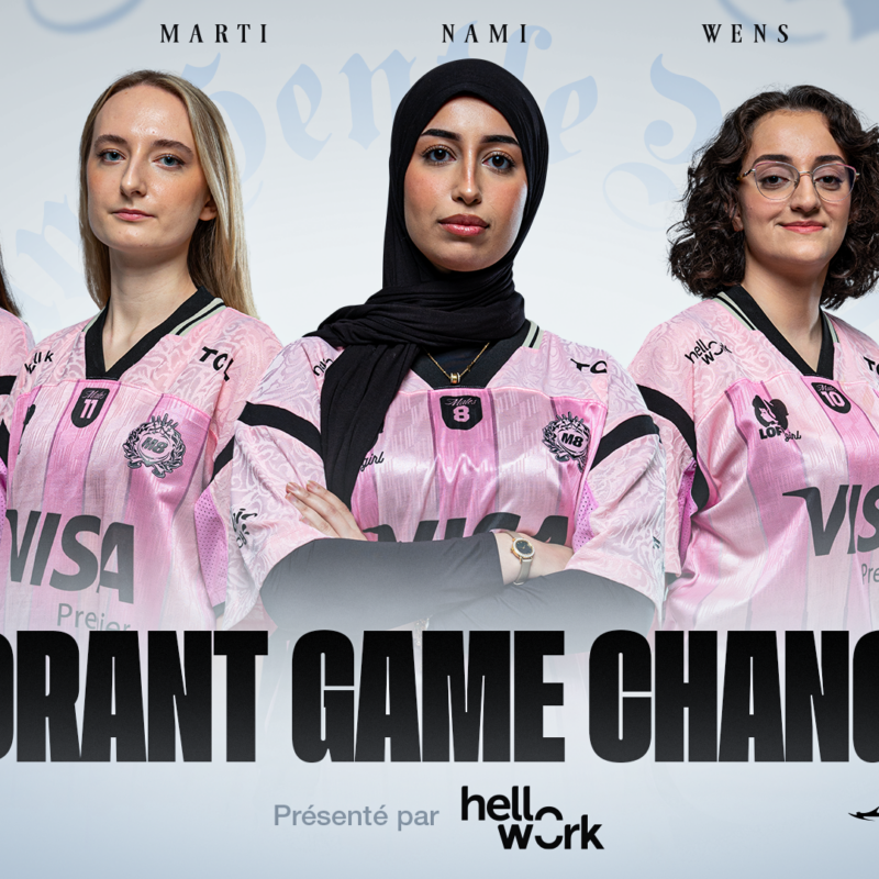 Présentation de l'équipe féminine Gentle Mates de Valorant GC