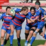 Les joueuses de Blagnac à l'attaque