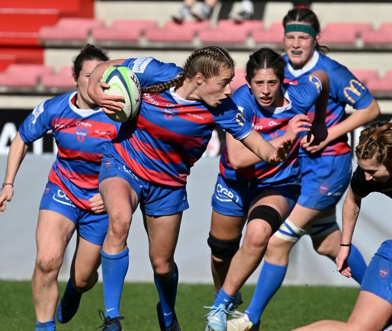 Les joueuses de Blagnac à l'attaque