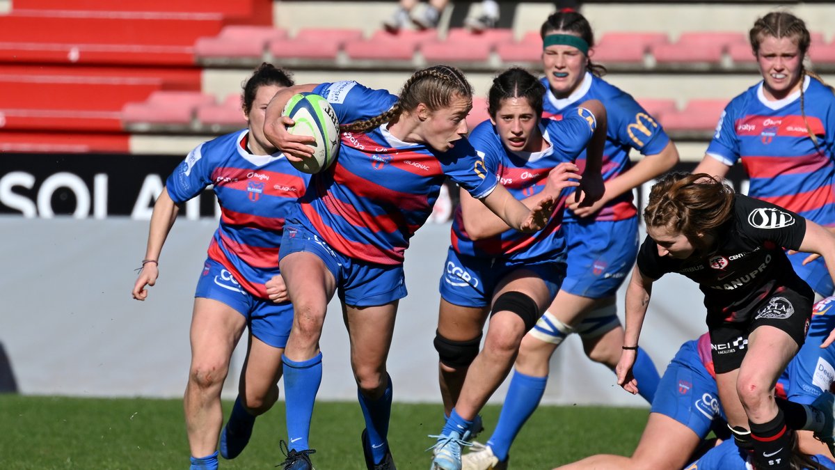Les joueuses de Blagnac à l'attaque
