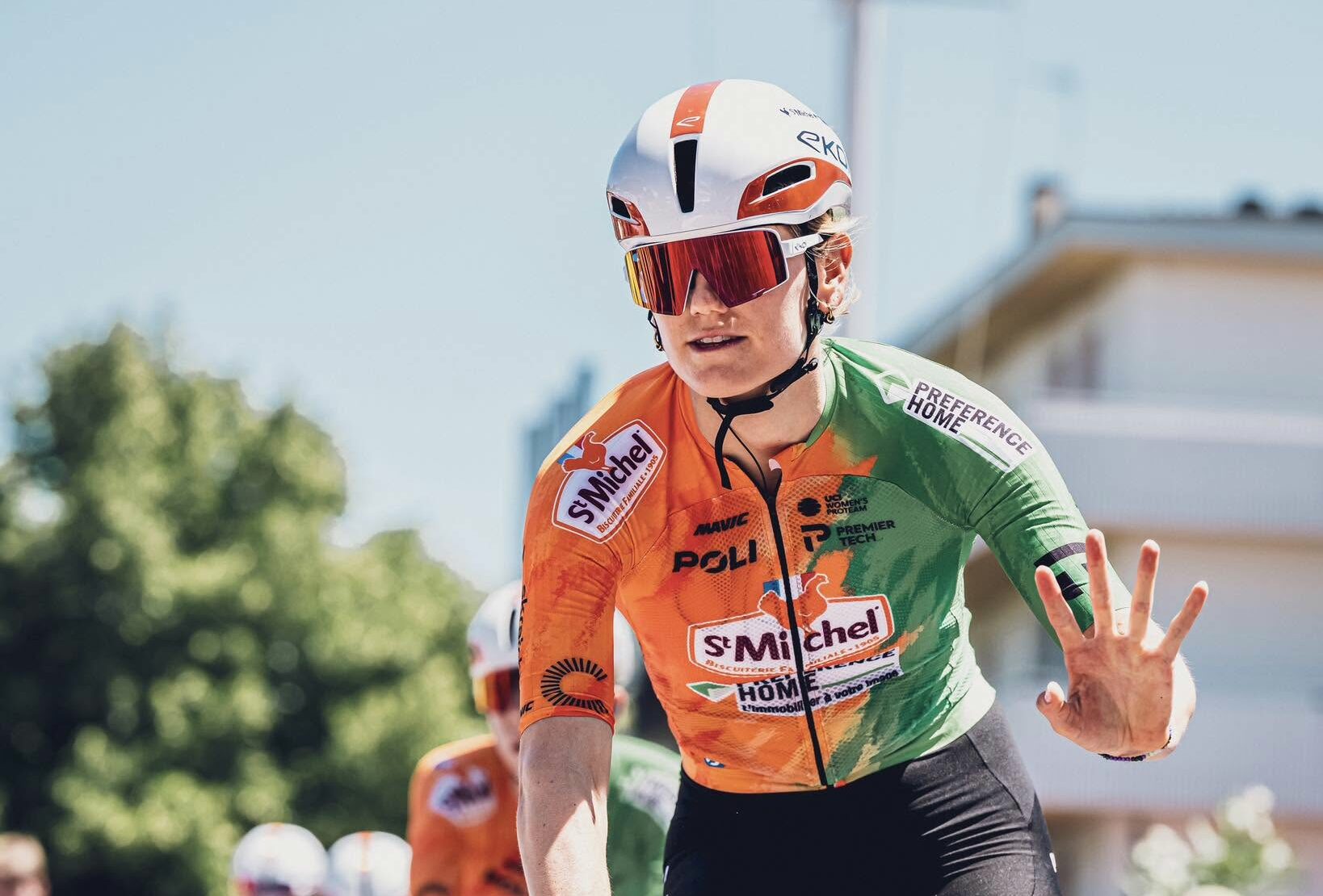 Les coureuses de l'équipe St Michel - PREFERENCE HOME - Auber 93 sur le Giro Women