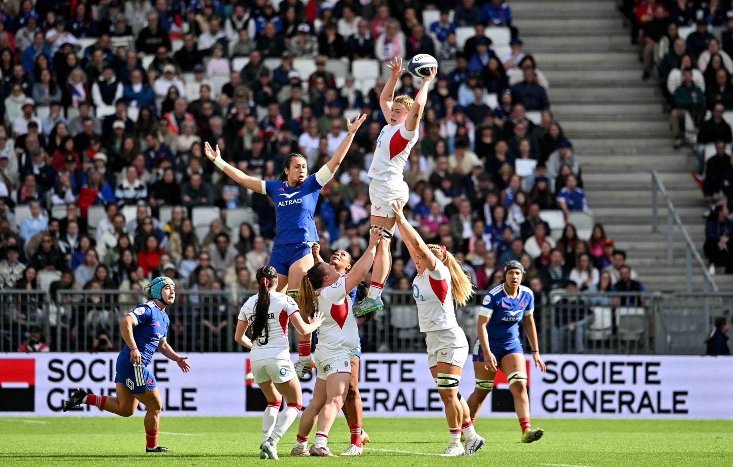 Finale du Tournoi des VI Nations Féminin 2026 entre la France et l'Angleterre