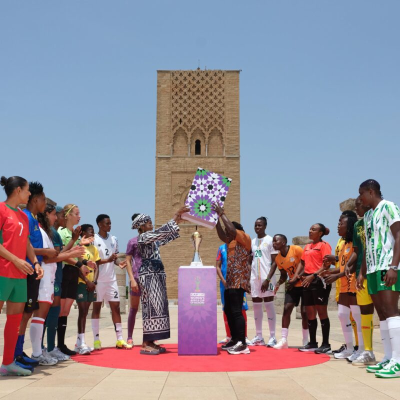 Présentation officielle du trophée de la CAN Féminine en présence des capitaines des équipes qualifiées
