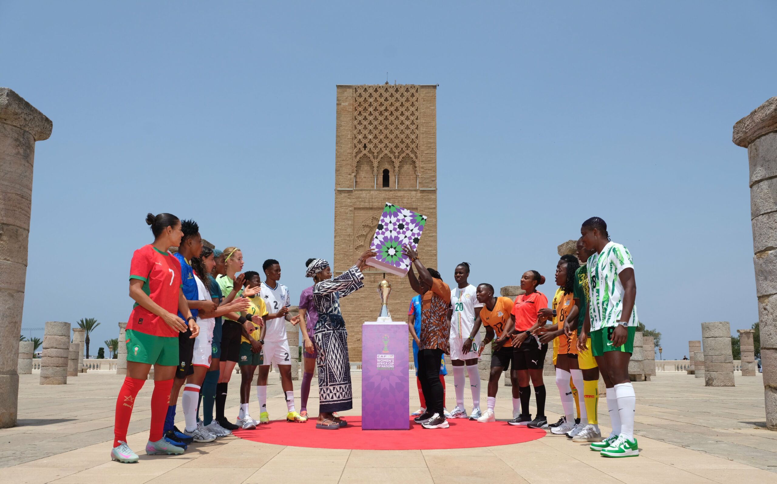 Présentation officielle du trophée de la CAN Féminine en présence des capitaines des équipes qualifiées