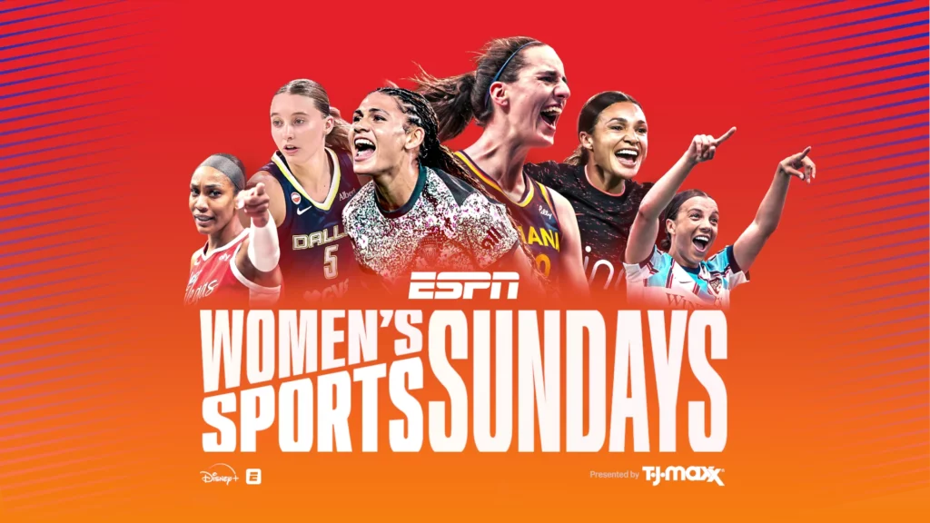 Vignette de présentation du magazine Women's Sports Sunday de la cha$ine ESPN