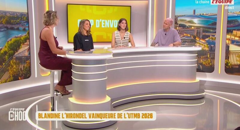 Blandine Lhirondel invitée du magazine L'Équipe de Choc