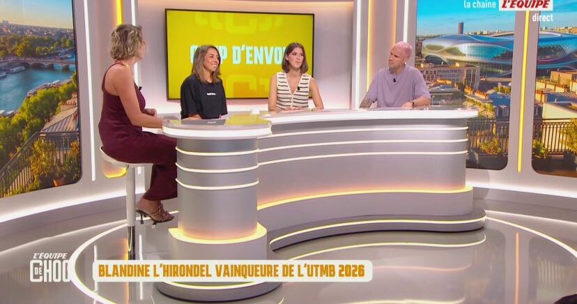 Blandine Lhirondel invitée du magazine L'Équipe de Choc